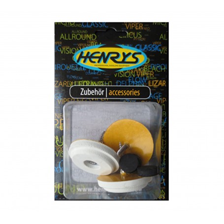 Lots de 3 embouts Classic plat + boîte pour massue HENRYS