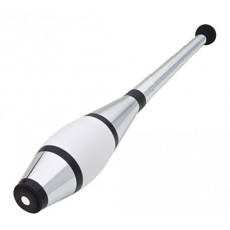 Massue de jonglerie Pirouette Europ métallique manche argent HENRYS