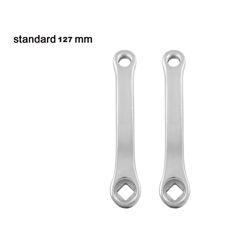 Manivelle QU-AX acier Axe carré (la paire)