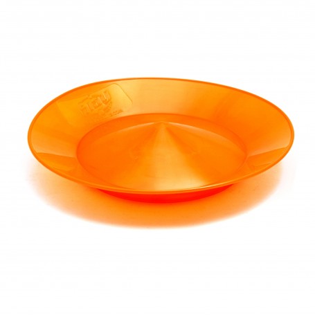 Assiette souple fluo PLAY + Baguette bois