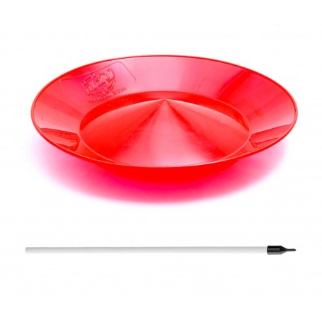 Assiette souple fluo + Baguette plastique PLAY