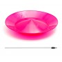 Assiette souple fluo + Baguette plastique PLAY