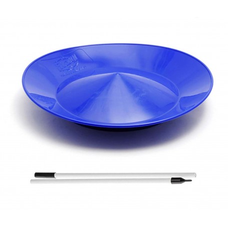 Assiette souple fluo + Baguette plastique pliable PLAY