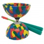 Diabolo Jester à roulement + baguettes Fibre JWS