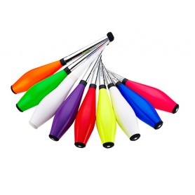 Massue de jonglerie Pirouette Training manche argent HENRYS