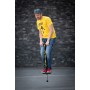 Pogo-Stick bâton sauteur QU-AX adulte 80 kg Noir