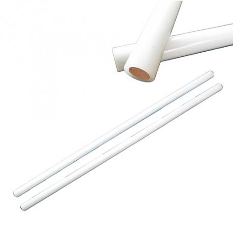 Paire de baguettes bâton du diable blanc¸13 mm CIRKAO
