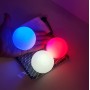 Lot de 3 balles lumineuses rouge/bleu/blanc