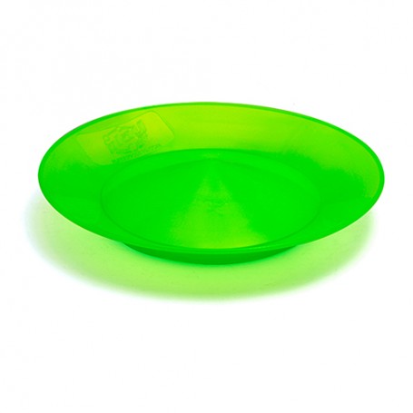 Assiette à tourner souple fluo PLAY (sans baguette)