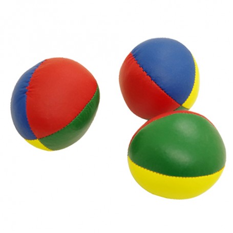 Balles de jonglage argenté bicolore - La Boutique du Cirque