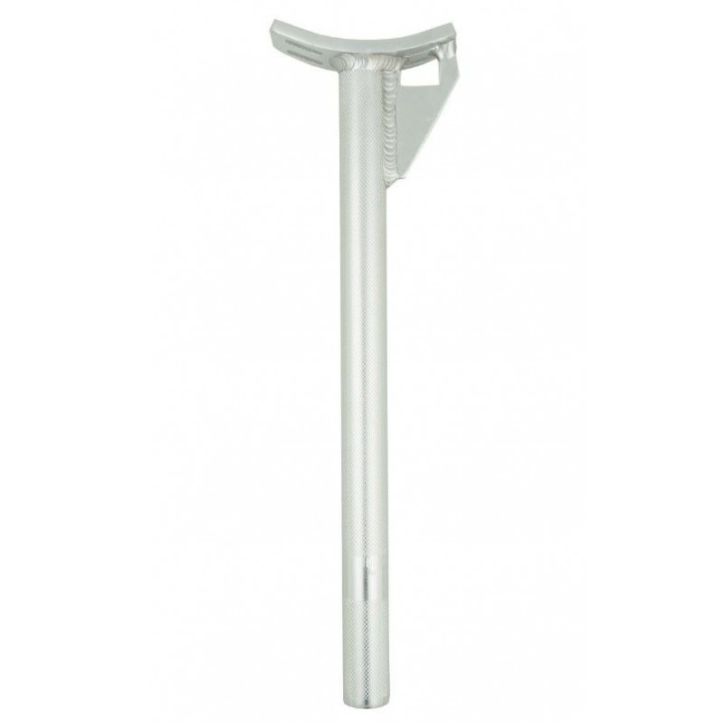 Tube de selle vintage acier chromé 25,4 mm + chariot - Pour