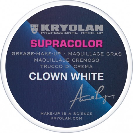 Dose Blanc de clown Gras Kryolan 55 ml / 80 gr