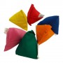 Lot de 6 balles de jonglage triangulaire