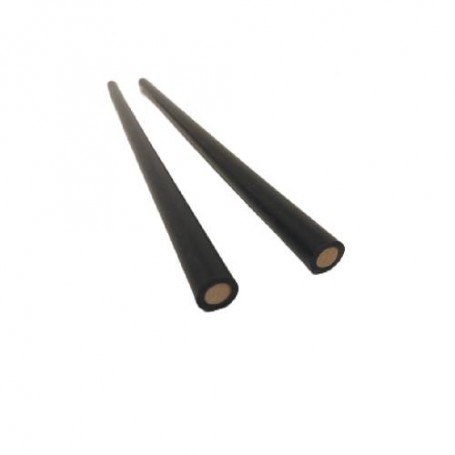 Paire de baguettes bâton du diable noir,16 mm CIRKAO