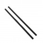Paire de baguettes bâton du diable noir,16 mm CIRKAO