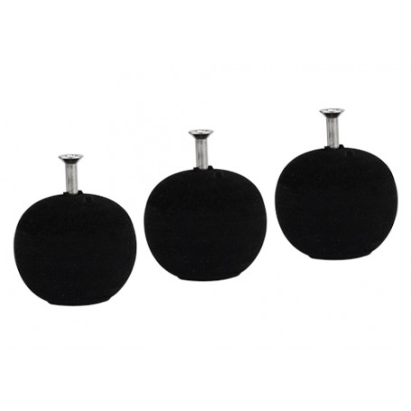 Lot de 3 embouts ronds + boîte pour massue HENRYS