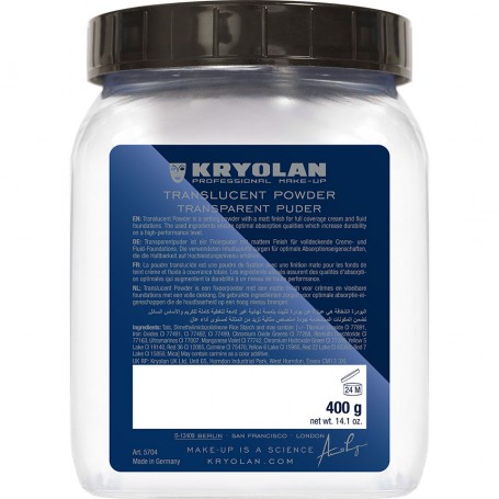 Poudre transparente 400gr Kryolan
