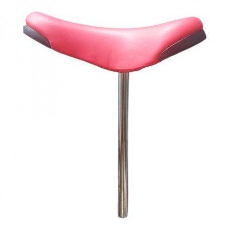 Selle pour monocycle vintage rouge