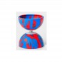 Diabolo Multicolore Bleu / rouge PLAY + baguettes bois
