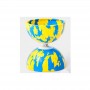 Diabolo Multicolore Bleu / jaune PLAY + baguettes bois