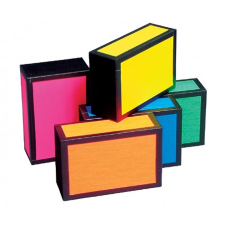 Boîte à cigare pour jongler fluo velours noir HENRYS